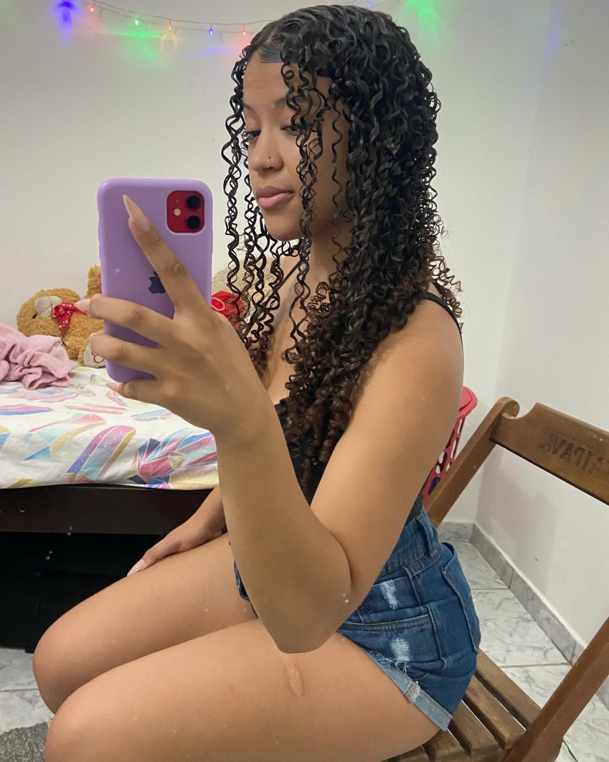 Branquinha Novinha Cacheada Rabuda Rostinho De Vagabunda Gostosa